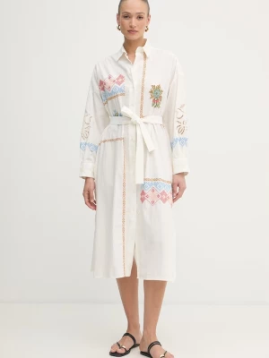 Obrázek produktu Weekend Max Mara košilové šaty bavlněné GRU béžová