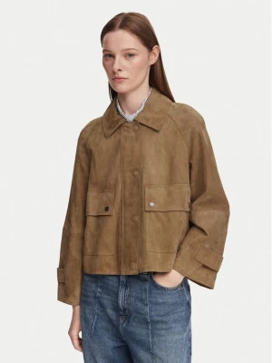 Obrázek produktu Weekend Max Mara Kožená bunda Abito 2625446061 Hnědá Regular Fit