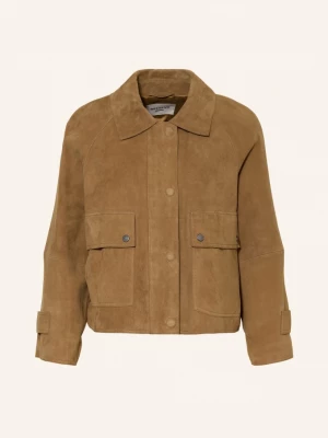 Obrázek produktu Weekend Max Mara Kožená Bunda Abito světle hnědá