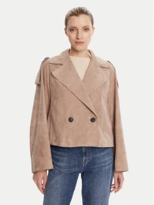Obrázek produktu Weekend Max Mara Kožená bunda Maga 2525446061 Hnědá Regular Fit