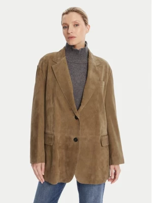 Obrázek produktu Weekend Max Mara Kožená bunda Rolanda 2525446071650 Hnědá Oversize