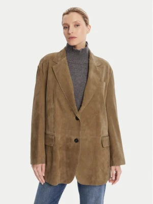 Obrázek produktu Weekend Max Mara Kožená bunda Rolanda 2525446071650 Hnědá Oversize