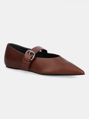 Obrázek produktu Weekend Max Mara Kožené baleríny Weekend Max Mara Wkagel hnědá