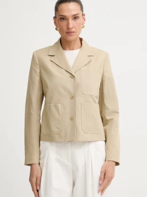 Obrázek produktu Weekend Max Mara krátká bunda dámská se lnem GLASSA béžová