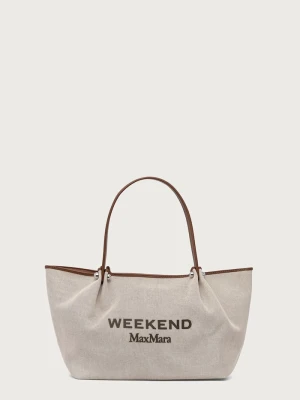 Obrázek produktu Weekend Max Mara nákupní taška dámská bavlněná WKAGETTO béžová