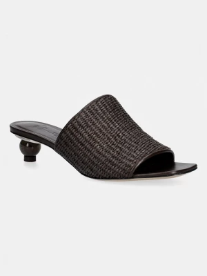 Obrázek produktu Weekend Max Mara pantofle na nízkém podpatku dámské Wkafiesta hnědá