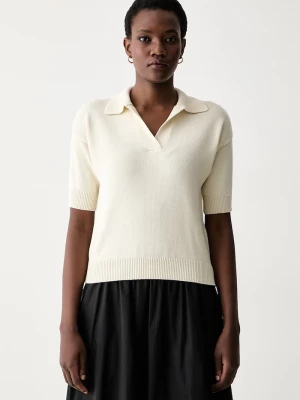 Obrázek produktu Weekend Max Mara polo dámské bavlněné WKDALBERO béžová