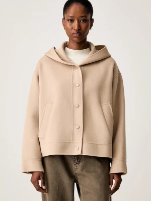 Obrázek produktu Weekend Max Mara přechodová bunda dámská s vlnou WKDRIDENTE béžová