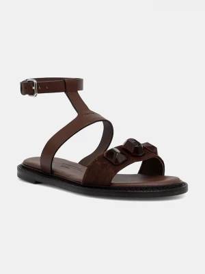 Obrázek produktu Weekend Max Mara sandály dámské kožené Wkaasta hnědá