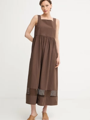 Obrázek produktu Weekend Max Mara šaty bavlněné GOLA hnědá
