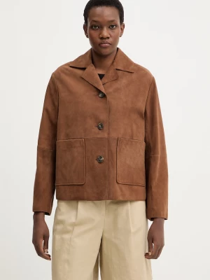 Obrázek produktu Weekend Max Mara Semišová bunda Weekend Max Mara PALCHI hnědá