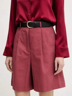 Obrázek produktu Weekend Max Mara Šortky s přídavkem lnu Weekend Max Mara ECUBA červená