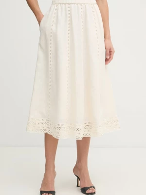 Obrázek produktu Weekend Max Mara sukně lněná GERGO béžová
