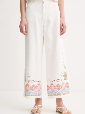 Obrázek produktu Weekend Max Mara wide leg džíny dámské ADUNCO béžová
