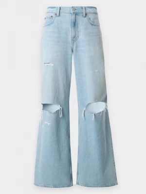 Obrázek produktu Wide leg Abercrombie & Fitch světlemodrý denim