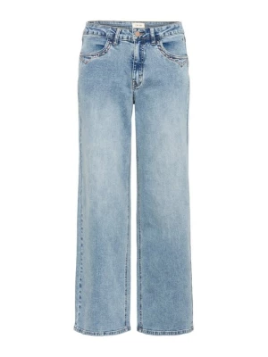 Obrázek produktu Wide leg Cream sepraný denim
