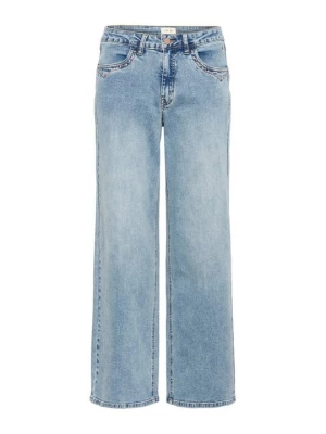 Obrázek produktu Wide leg Cream sepraný denim