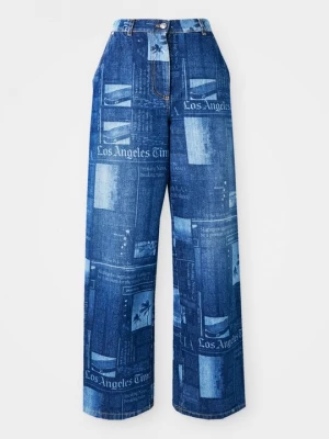 Obrázek produktu Wide leg Palm Angels modrý denim