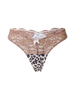 Obrázek produktu WILD LOVERS Tanga 'ANOUK' krémová / mokka / tmavě hnědá