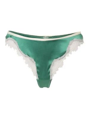 Obrázek produktu WILD LOVERS Tanga 'FRANCESCA' zelená / bílá