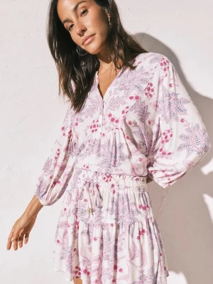 Obrázek produktu women'secret loungewear set dámské z viskózy fialová