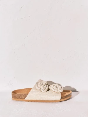 Obrázek produktu women'secret pantofle dámské MMT FLOWER BIO ECRU béžová