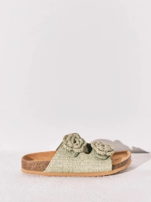 Obrázek produktu women'secret pantofle dámské MMT FLOWER BIO GREEN