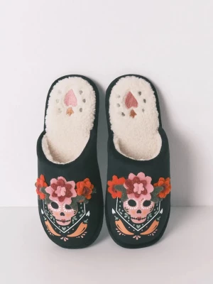 Obrázek produktu women'secret Pantofle women'secret HALLOWEEN zelená