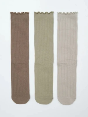 Obrázek produktu women'secret ponožky dámské 3-pack zelená