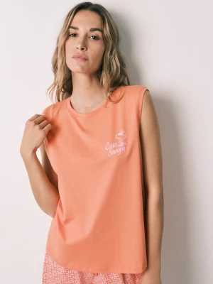 Obrázek produktu women'secret pyžamo dámské bavlněné oranžová