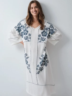 Obrázek produktu women'secret šaty s viskózou béžová