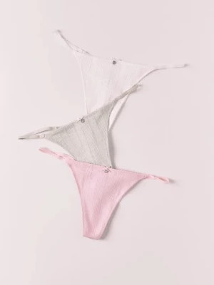 Obrázek produktu women'secret tanga dámské bavlněné 3-pack