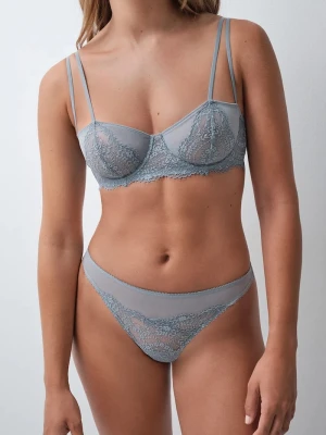 Obrázek produktu women'secret tanga dámské krajkové modrá