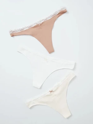 Obrázek produktu women'secret tanga dámské s bavlnou béžová