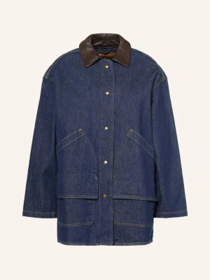 Obrázek produktu Woolrich Džínová Bunda S Koženými Prvky 3013 dark indigo