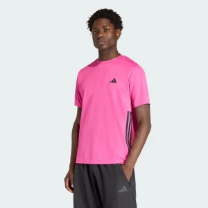 Obrázek produktu WORKOUT ESSENTIALS BASE 3-STRIPES T-SHIRT Adidas Semi Lucid Fuchsia
