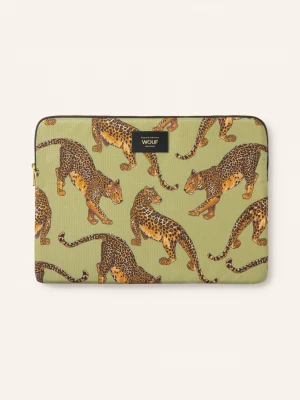 Obrázek produktu Wouf Pouzdro Na Notebook Avo Leopard světle zelená / koňaková / černá