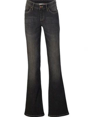 Obrázek produktu Wygodne dżinsy ze stretchem o kroju bootcut, mid waist BonPrix czarny
