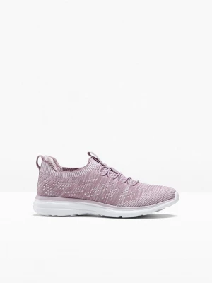 Obrázek produktu Wygodne sneakersy wsuwane z miękkiego materiału BonPrix fioletowy