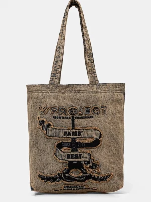 Obrázek produktu Y/Project Džínová taška Y/Project PARIS' BEST TOTE BAG béžová