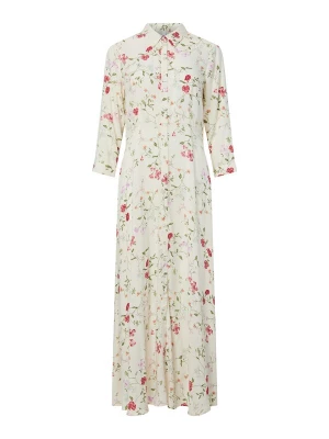 Obrázek produktu YAS Košilové šaty 'YASSavanna' zelená / orchidej / tmavě červená / bílá