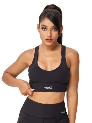 Obrázek produktu YEAZ Sportovní top 'Vibrant' černá / bílá