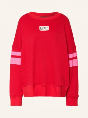 Obrázek produktu Yippie Hippie Mikina Oversized červená / neonově růžová / bílá