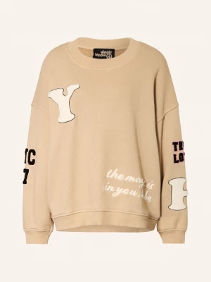 Obrázek produktu Yippie Hippie Mikina Oversized světle hnědá / režná / růžová