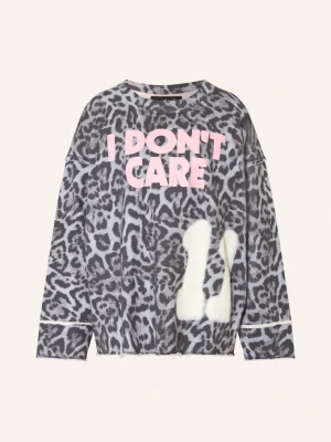 Obrázek produktu Yippie Hippie Mikina Oversized tmavě šedá / růžová / šedá