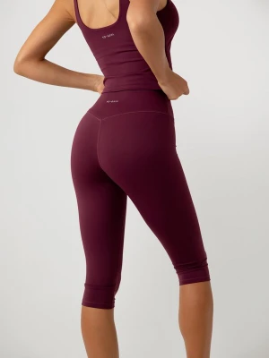 Obrázek produktu YO-GAYA Legíny 'Capri Legging' burgundská červeň