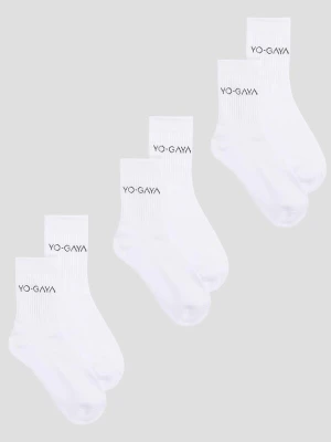 Obrázek produktu YO-GAYA Sportovní ponožky 'Socks - 3-Pack' bílá