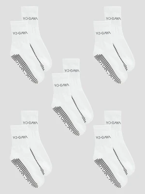 Obrázek produktu YO-GAYA Sportovní ponožky 'Socks - 5 Pack - Pilates' bílá