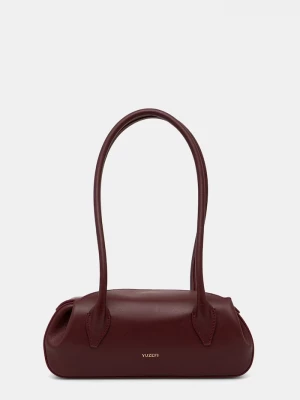 Obrázek produktu Yuzefi bagetová kabelka dámská kožená OYSTER SHOULDER BAG MINI burgundské