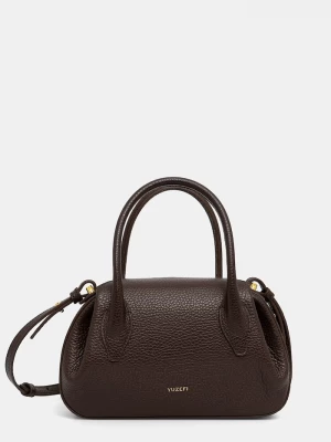 Obrázek produktu Yuzefi crossbody kabelka dámská kožená OYSTER MINI DUFFLE hnědá
